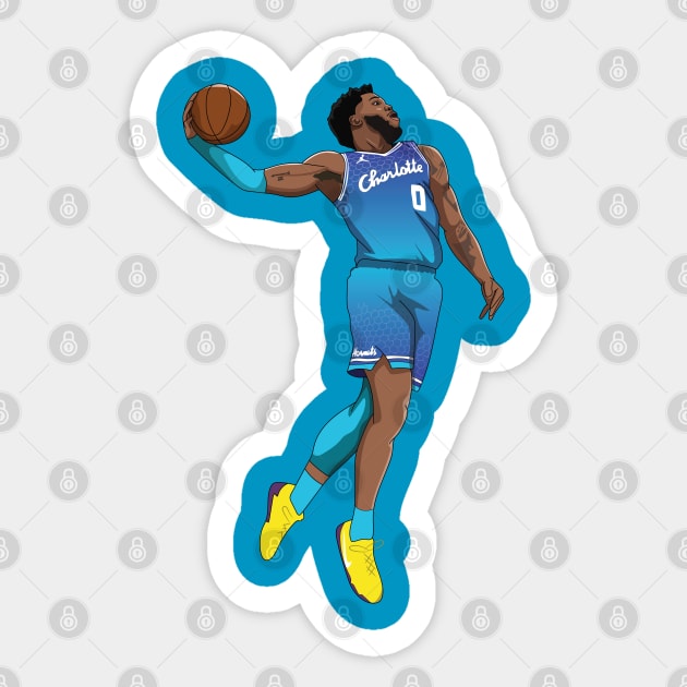 Miles Bridges Dunk Sticker by xavierjfong